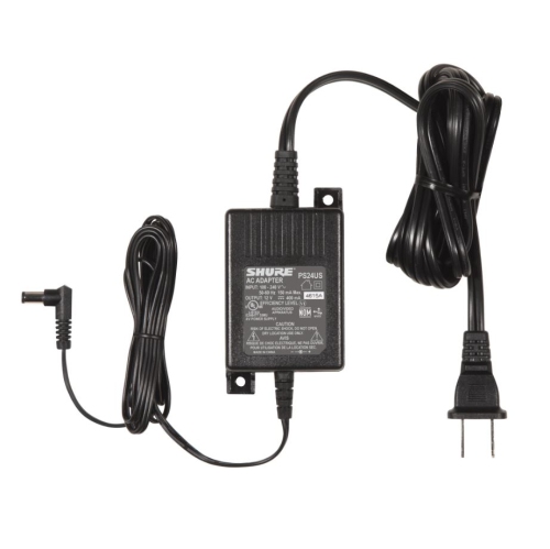Shure PS24US Power Supply for BLX/GLXD/PGXD/SLX/QLXD/P3T