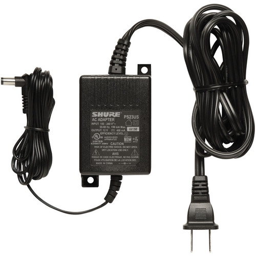 Shure PS24US Power Supply for BLX/GLXD/PGXD/SLX/QLXD/P3T