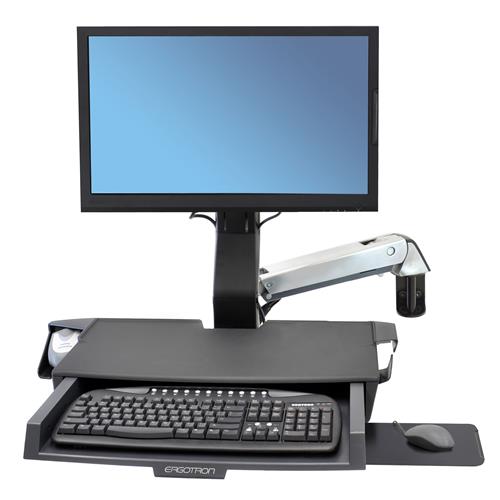 Ergotron StyleView® Sit-Stand Combo Arm with Worksurface