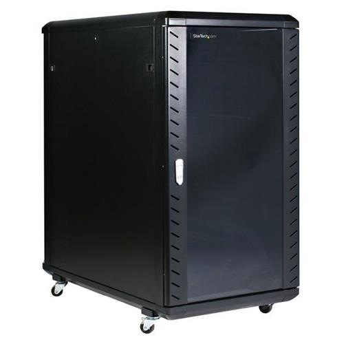 StarTech 22U 36" Knock Down Server Rack Cabinet with Caster