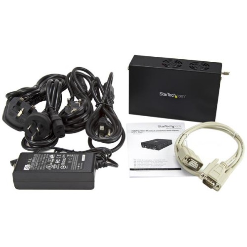 StarTech 10 Gigabit Ethernet Copper-to-Fiber Media Converter