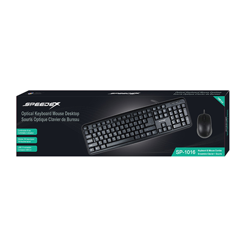 Speedex USB2.0 Standard keyboard & Mouse Combo_Black