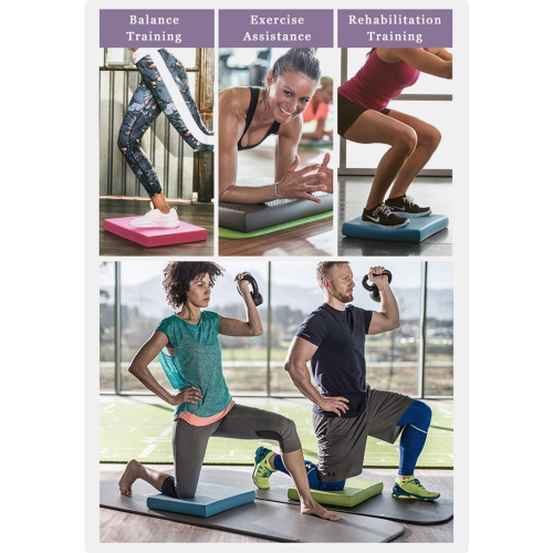 Kunova 50 X 40 X 6 CM Foam Exercise Pad/Versatile Soft Balance Pads for Physical Therapy and Fitness Workout Training, Suitable for Home, Work,