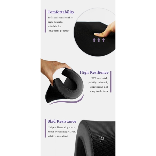 Kunova 50 X 40 X 6 CM Foam Exercise Pad/Versatile Soft Balance Pads for Physical Therapy and Fitness Workout Training, Suitable for Home, Work,