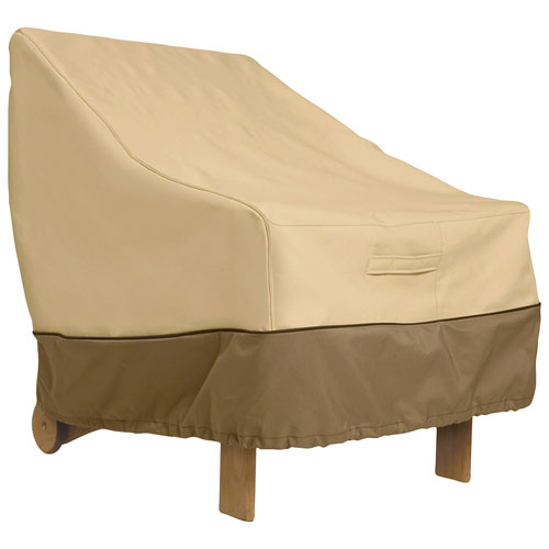 Classic Accessories Veranda Water Resistant Patio Chair Cover - 31.5" x 36" x 33.5" - Beige