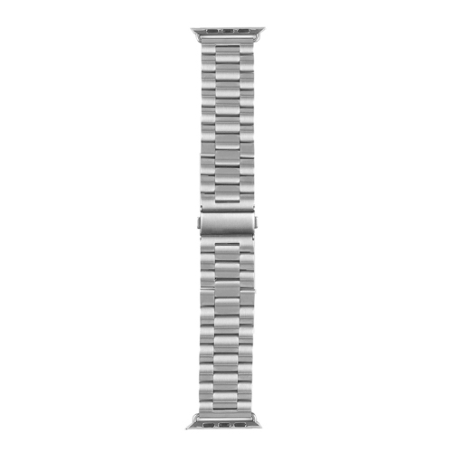StrapsCo Stainless Steel Link Watch Band Strap for Apple Watch Series 1/2/3/4 - 42mm - Silver