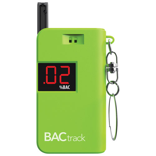 BACtrack Ultra-Portable Keychain Breathalyzer - Green