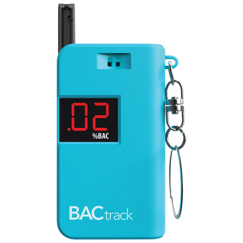 BACtrack Ultra-Portable Keychain Breathalyzer - Blue