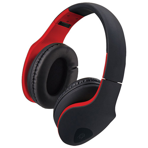 M Xpert Pro Over-Ear Sound Isolating Headphones - Black/Red