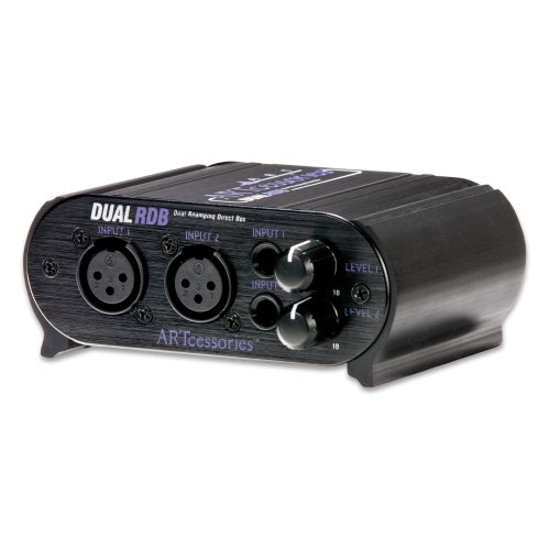 Boîte directe double de réamplification Art Pro Audio avec atténuateurs de niveau