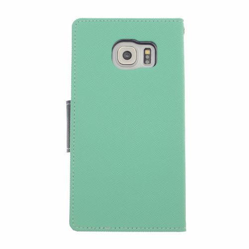 Mercury Goospery Fancy Diary - Galaxy S6 edge - Mint/Navy