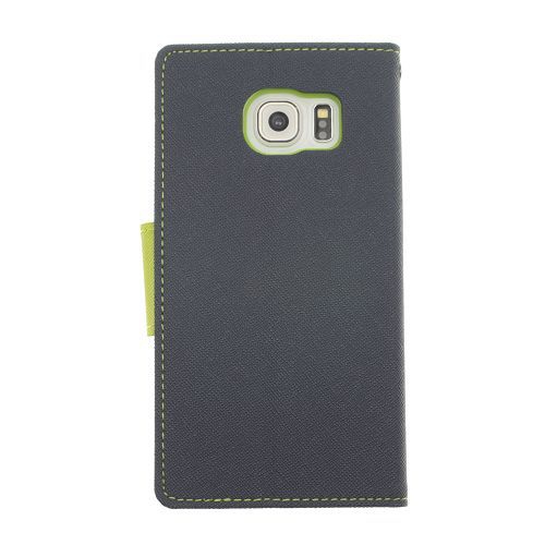 Mercury Goospery Fancy Diary - Galaxy S6 edge - Navy/Lime