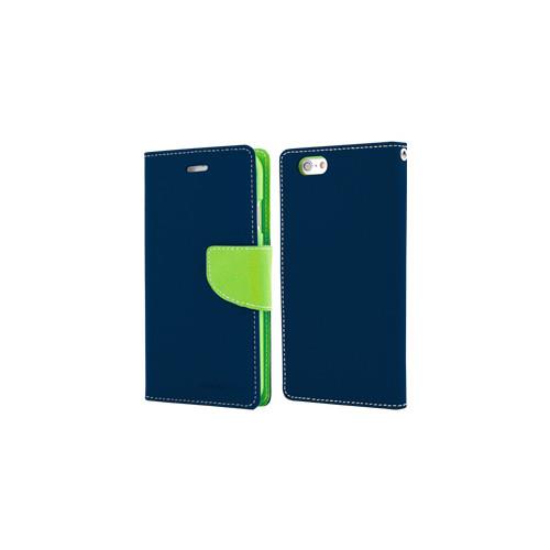 Mercury Goospery Fancy Diary - Galaxy S6 edge+ - Navy/Lime