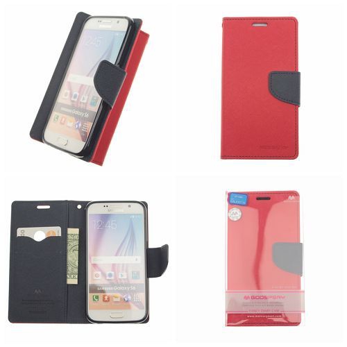 Samsung S6 Edge Plus Goospery Fancy Diary Case, Rouge