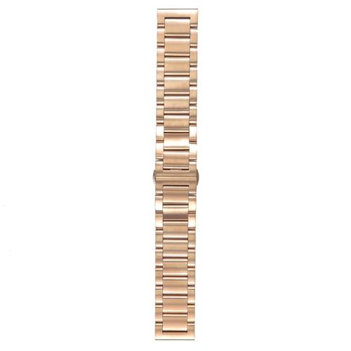 StrapsCo Stainless Steel Quick Release Watch Band in Rose Gold 22mm