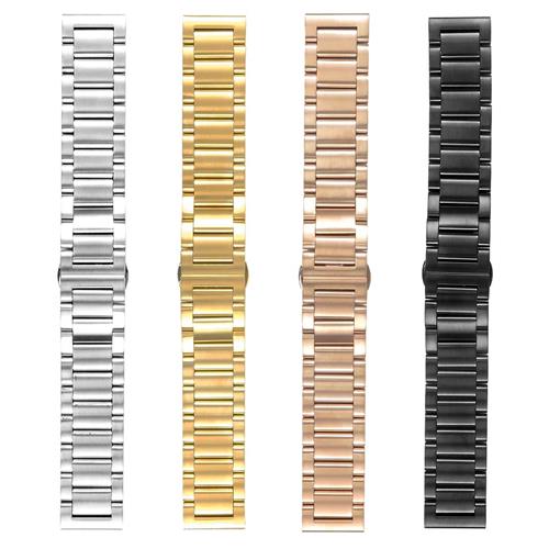 StrapsCo Stainless Steel Quick Release Watch Band in Yellow Gold 20mm