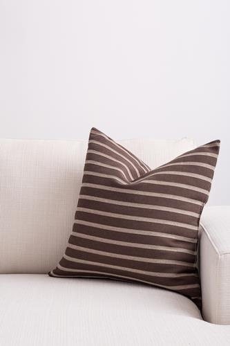 JO ALCORN  18" X 18" Design Throw Cushion - - Beige In Brown