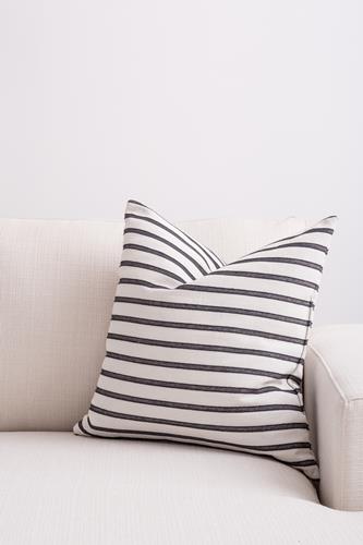 18" x 18" Design Throw Cushion - Black - Beige