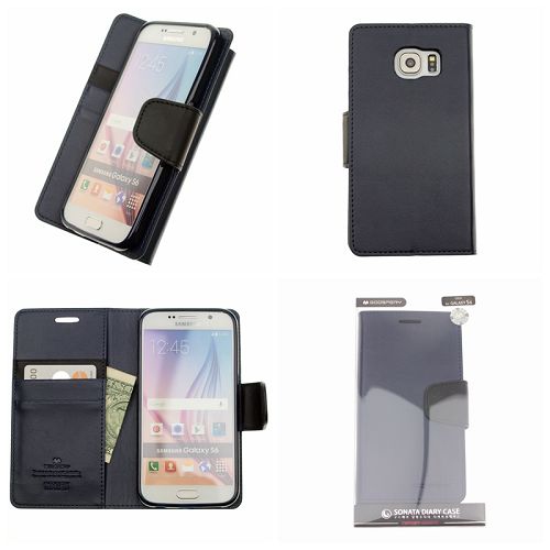 Mercury Goospery Sonata Diary - Galaxy S6 edge - Navy