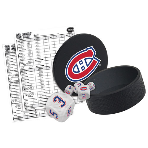 Ensemble de jeux de dés NHL Shake N' Score - Canadiens de Montréal