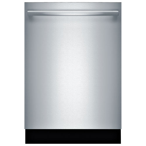 Bosch 300 Series 24" 44dB Built-In Dishwasher with Stainless Steel Tub & Third Rack -Stainless Steel