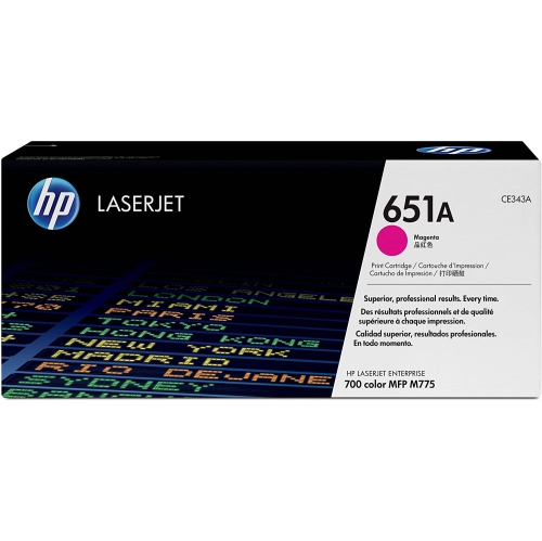 HP  651A Original Laserjet Toner Cartridge In Magenta Great genuine toner