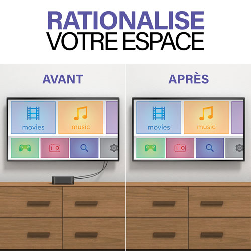 Panneau de fixation de SANUS pour appareils de diffusion
