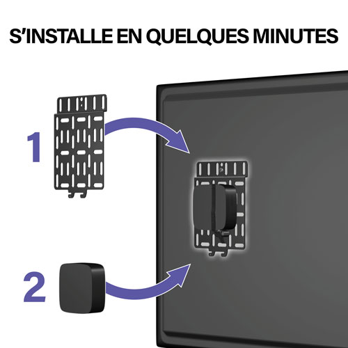 Panneau de fixation de SANUS pour appareils de diffusion