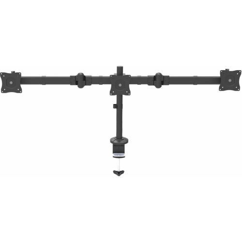 STARTECH  Articulating Desk-Mount Triple Monitor Arm - Steel - for Vesa Monitors Up to 24"- 3 Monitor Stand (Armtrio) 