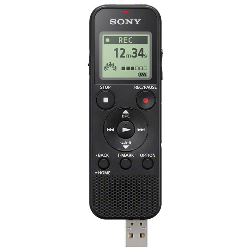Sony 4GB Mono Digital Voice Recorder with Built-in USB