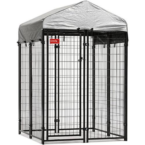 Lucky Dog 6 H x 4 W x 4 L Uptown Welded Wire Kennel w Cover and Frame CL 60544 Best Buy Canada