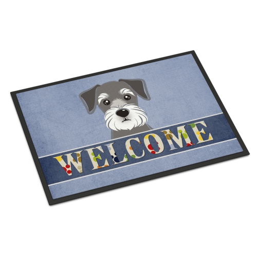 Carolines Treasures BB1392MAT Schnauzer Welcome Indoor & Outdoor Mat 18 x 27 in.