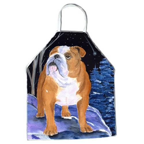 Carolines Treasures SS8405APRON nuit étoilée English Bulldog Apron - 27 x 31 po.