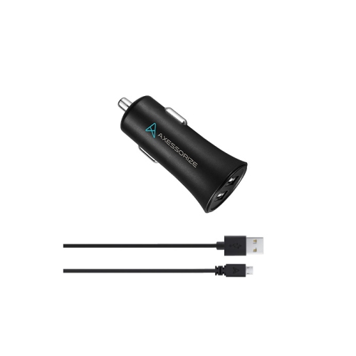 AXESSORIZE  12W Procharge Micro USB Cable + Car Charger (1.2M)