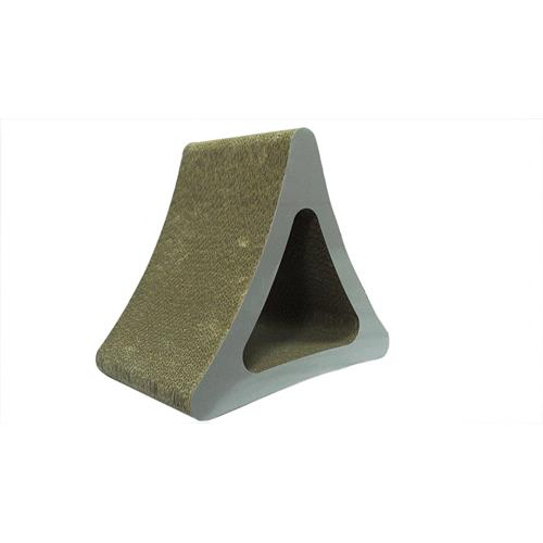 iPet Morden Triangle Cat Scratcher Kitten Scratching Lounge Scratch Toy