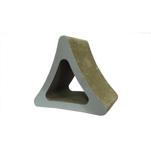 iPet Morden Triangle Cat Scratcher Kitten Scratching Lounge Scratch Toy