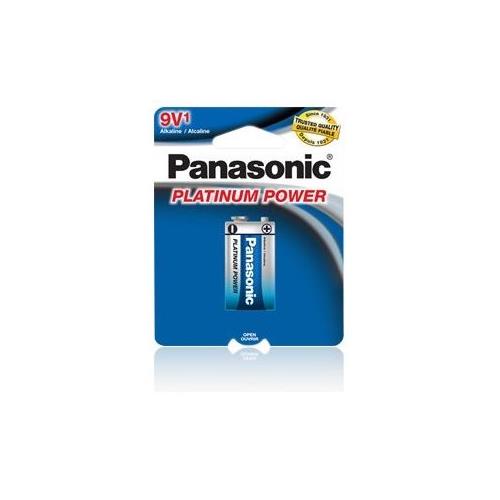 PANASONIC  Power Alkaline 9V 1Pk In Platinum
