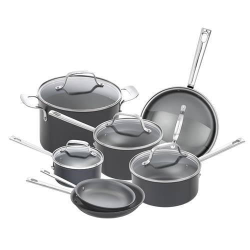 EMERIL HARD ANODIZIED NONSTICK 12PC COOKWARE SET : Cookware Sets - Best ...