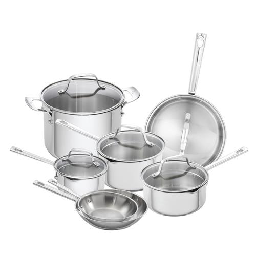 EMERIL STAINLESS STEEL 12PC COOKWARE SET : Cookware Sets - Best Buy Canada