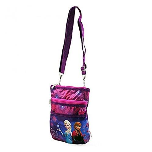 Disney Frozen Anna and Elsa Classic Designed Purple Standard Sized Kids Purse