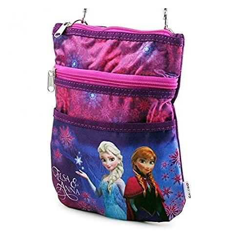 Disney Frozen Anna and Elsa Classic Designed Purple Standard Sized Kids Purse