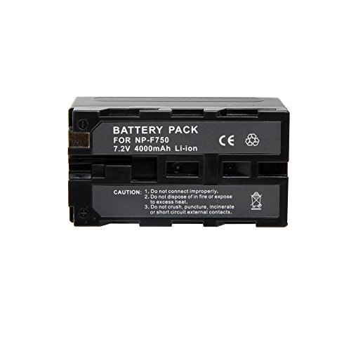Ikan – batterie compatible avec Sony IBS-750, série L F750, noir