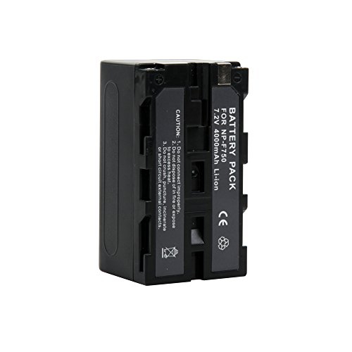 Ikan – batterie compatible avec Sony IBS-750, série L F750, noir