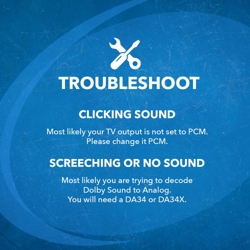 Orei DA21 Optical SPDIF/Coaxial Digital to RCA L/R Analog Audio Converter with 3.5mm Jack Support Headphone/Speaker Outputs