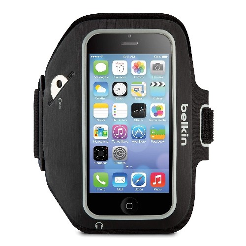 BELKIN  Sport-Fit Plus Armband for Iphone 5, 5S, 5C And Ipod Touch 5Th Generation, Blacktop/overcast