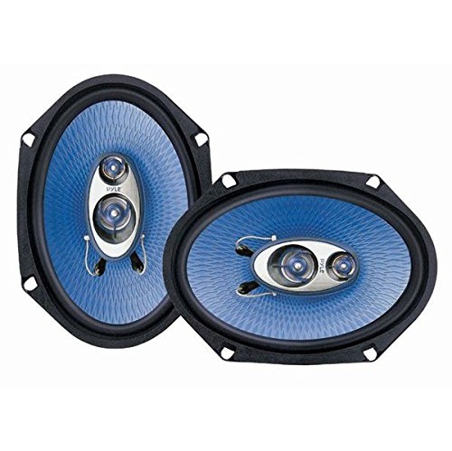 Pyle PL683BL 6-Inchx8-Inch 360W Three-Way Speakers