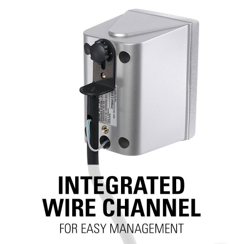 SANUS Adjustable Height Speaker Stands - Extends 28"" to 38"" - Holds Satellite Speakers - Set of 2