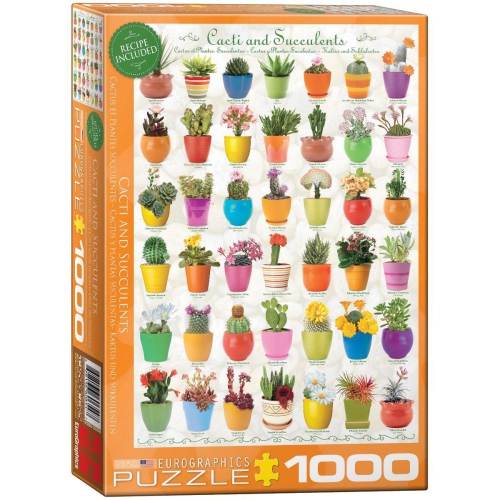 Eurographics Cacti and Succulents Jigsaw Puzzle