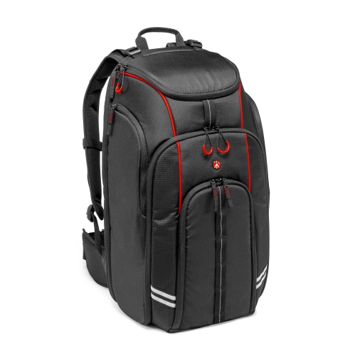 MANFROTTO BAGS  Manfrotto Mb Bp-D1 Dji Professional Video Equipment Cases Drone Backpack (Black) The spot where it's supposed to go is too small unless you have a flathead screwdriver handy to take the device holder off of the controller