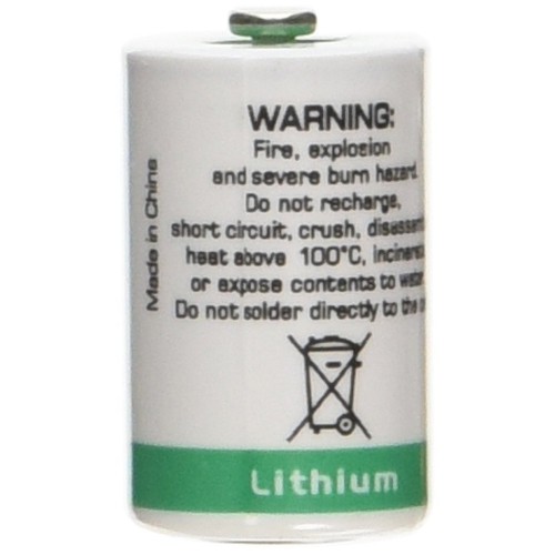 Saft LS14250 5 Pack Lithium 3.6V Batteries